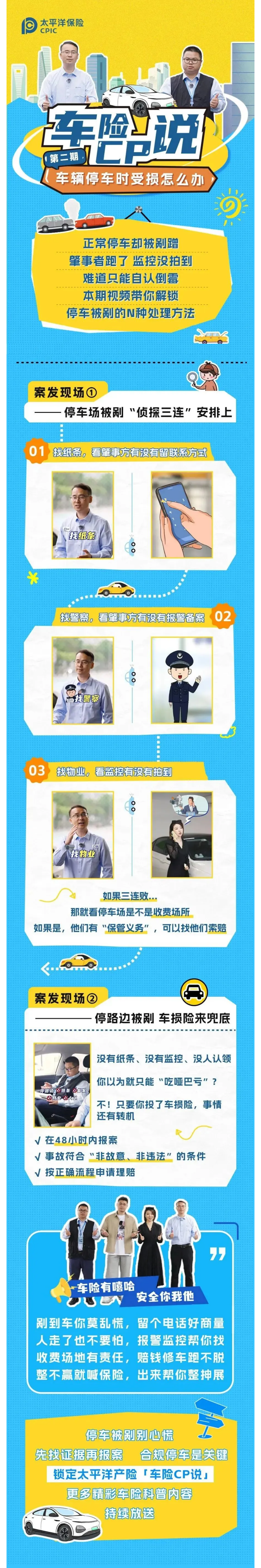 車險CP說丨車輛停車時受損怎么辦