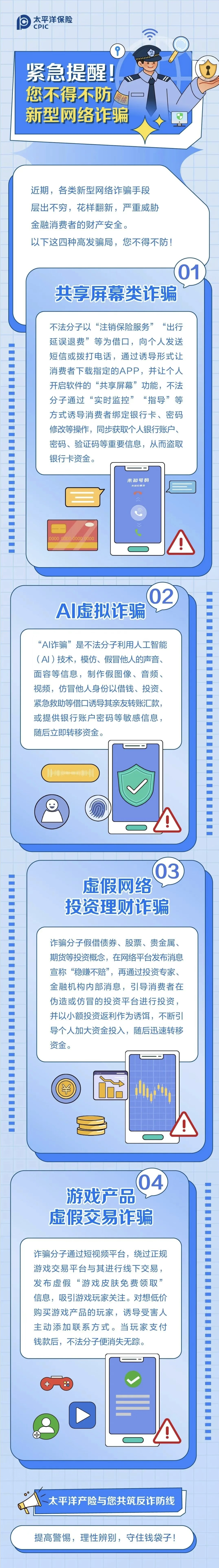 1.緊急提醒！您不得不防新型網絡詐騙！